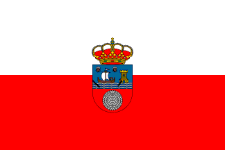 Bandera de Cantabria (con escudo)