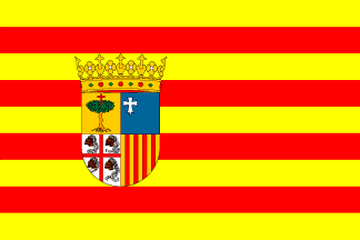 Bandera de Arag&oacute;n