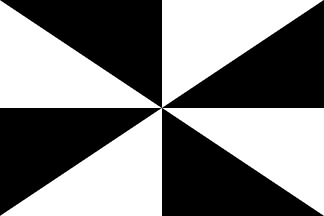Bandera de Ceuta (sin escudo)